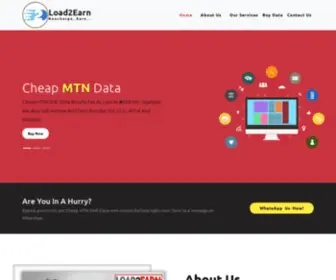 Load2Earn.com(Cheap SME Data) Screenshot