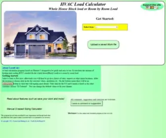 Loadcalc.net(HVAC Load Calculation) Screenshot