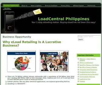 Loadcentralph.net(LoadCentral Philippines) Screenshot