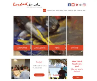 Loadedbrush.com.au(Teambuilding) Screenshot