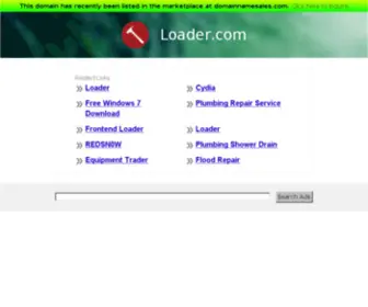 Loader.com(The Leading Loader Site on the Net) Screenshot