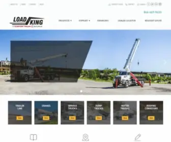 Loadkingmfg.com(Manufacturer and Supplier of Trailers and Heavy Equipment) Screenshot