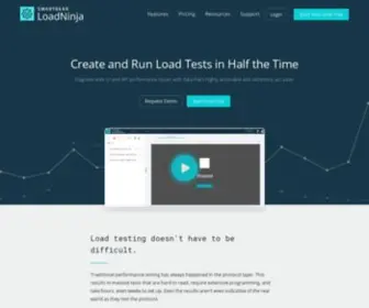 Loadninja.com(Performance Testing and Load Testing Tool) Screenshot