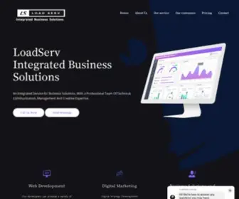 Loadserv.com.eg(LoadServ is one of the best Website Design) Screenshot