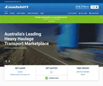 Loadshift.com.au(Loadshift) Screenshot