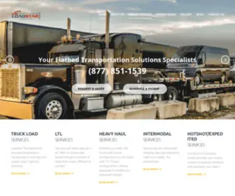 Loadstartransportation.com(Loadstar Trucking & Transportation services) Screenshot