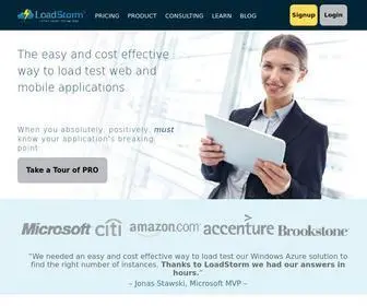 Loadstorm.com(Cloud load testing tools) Screenshot