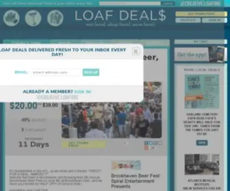 Loafdeals.com($30 Value for $15 at Smith's Olde Bar) Screenshot