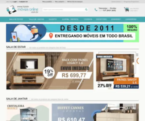 Loamar.com.br(Loja de móveis para comprar online) Screenshot