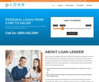 Loan-Lender.uk(Loan Lender) Screenshot