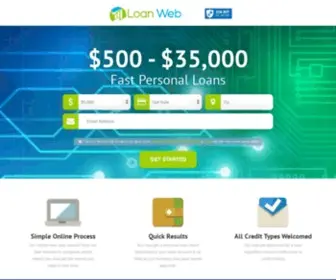 Loan-WEB.com(Personal Loans from $500) Screenshot