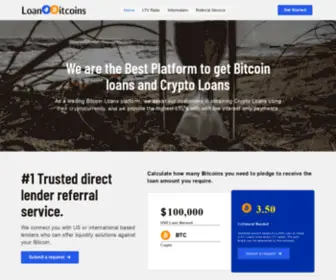 Loan4Bitcoins.com(Getting Bitcoin Loans at Loan For Bitcoins) Screenshot