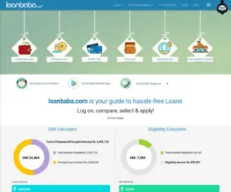 Loanbaba.com(Compare and Apply Loans Online in India) Screenshot