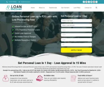 Loanbazzaar.in(Get Fast Personal Loan Online @8.97% Interest Rate) Screenshot