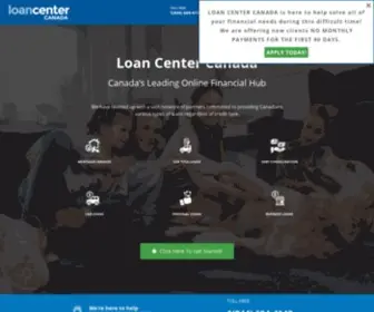 Loancentercanada.com(Loan Center Canada) Screenshot