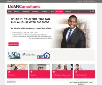 Loanconsultants.org(Mortgage Experts Online Consultantion) Screenshot