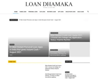 Loandhamaka.com(Loan Dhamaka) Screenshot