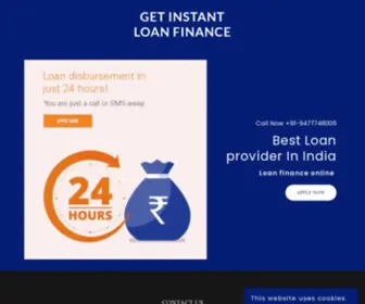 Loanfinance.life(Get loan within 2 hrs Loan Types) Screenshot