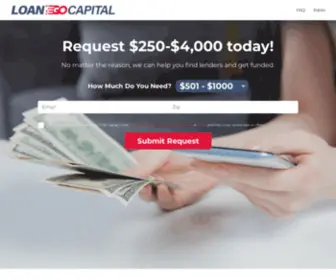 Loangocapital.com(Quick & Easy online process for Cash Loans) Screenshot