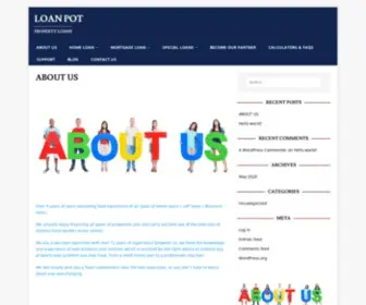 Loanpot.in(ABOUT US) Screenshot