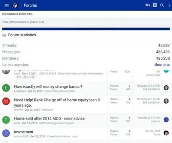 Loansafe.org(Mortgage Help Forum) Screenshot