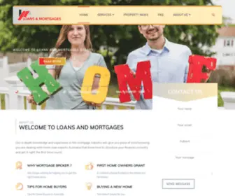 Loansandmortgages.com.au(Loans & Mortgages Offers Best Mortgage Broker in Sydney) Screenshot