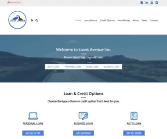 Loansavenue.com(Loans Avenue Inc) Screenshot