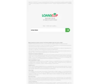 Loanscop.com(Best personal loans online) Screenshot