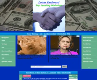 Loansendorsed.com(Top Lending Websites) Screenshot