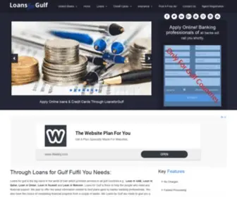 Loansforgulf.com(Loans For Gulf) Screenshot