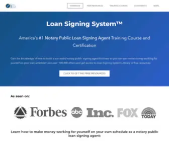 Loansigningsystem.com(Notary Loan Signing Agent) Screenshot