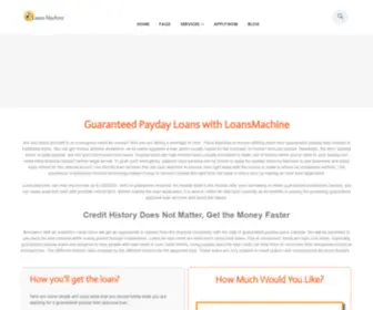 Loansmachine.ca(Guaranteed Payday Loans Canada ODSP) Screenshot