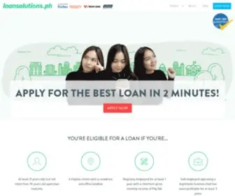 Loansolutions.ph(Get a Loan Philippines) Screenshot