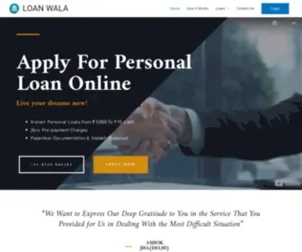 Loanwaala.org(LOAN WALA) Screenshot