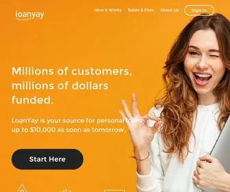 Loanyay.com(Receive up to $10) Screenshot