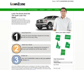 Loanzone.com(Finance Centers in Arizona) Screenshot