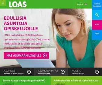 Loas.fi(Edullisia asuntoja opiskelijoille) Screenshot