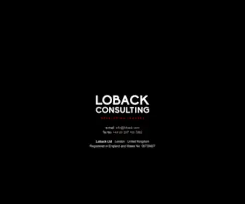 Loback.net(Loback Ltd) Screenshot