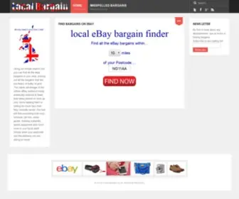 Lobay.co.uk(Lobay your Local Bargain Finder) Screenshot