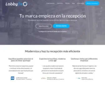 Lobbyfix.com(Registro de visitantes) Screenshot