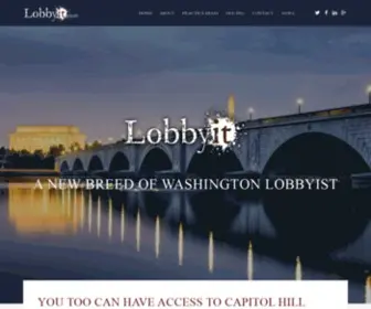 Lobbyit.com(Washington DC Lobbying Firm) Screenshot