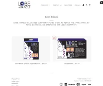 Lobemiracle.com(Lobe Miracle) Screenshot