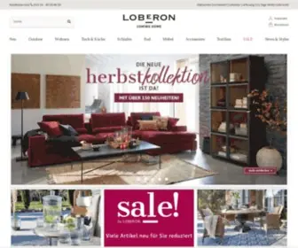 Loberon.de(Wohnaccessoires & exklusive Einrichtungsideen entdecken) Screenshot