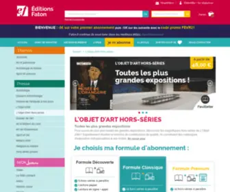 Lobjet-Dart-Hors-Serie.com(Éditions Faton) Screenshot
