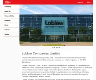 Loblaw.com(Loblaw Companies Limited) Screenshot