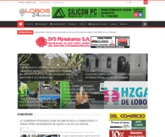 Lobos24.com.ar(Lobos 24) Screenshot