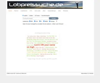 Lobpreissuche.de(  ⊕ Lobpreissuche) Screenshot