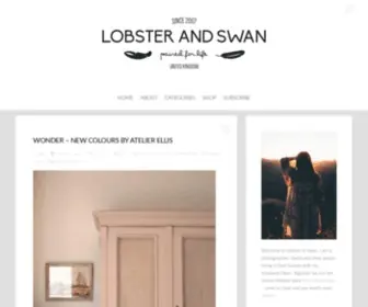 Lobsterandswan.com(Lobster and Swan) Screenshot