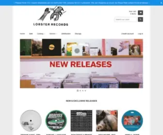 Lobsterrecords.co.uk(Lobster Records) Screenshot