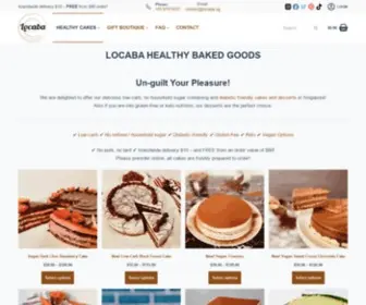 Locaba.sg(LOCABA Healthy Baked Goods) Screenshot